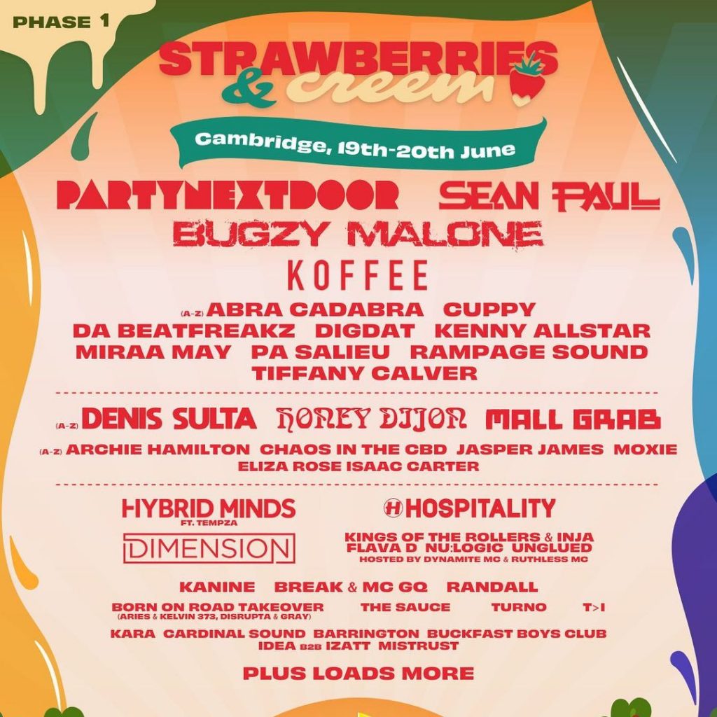 Festival britânico Strawberries & Creem anuncia cartaz para 2021